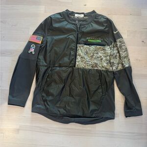 Men's Seattle Seahawks Nike Olive Salute to Service jacket